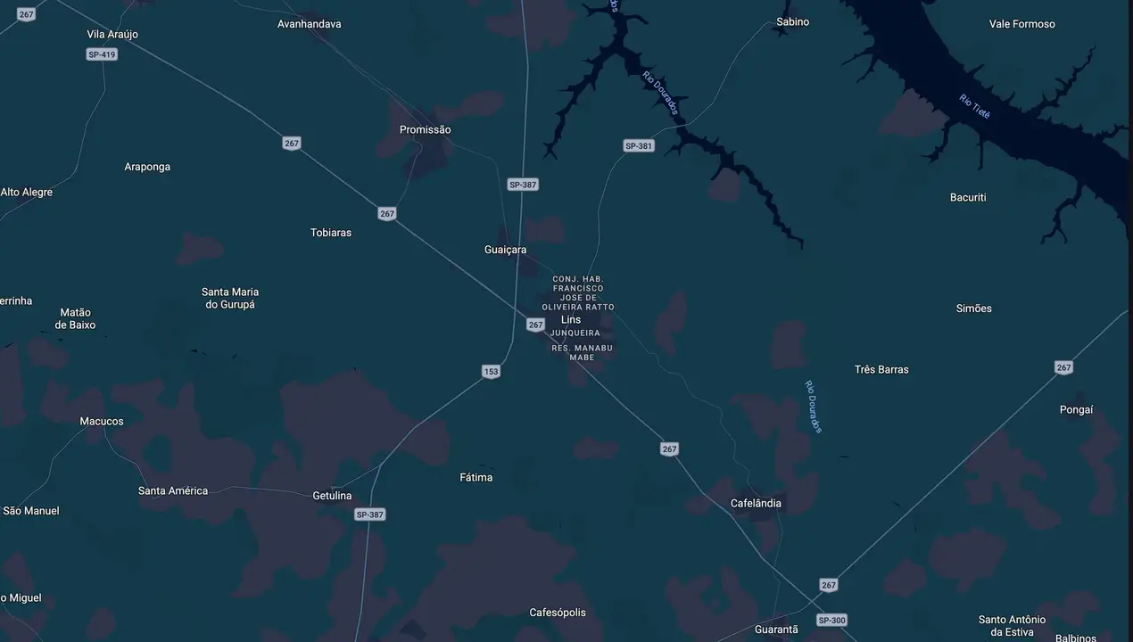 Mapa eleitoral de Dr João Pandolfi