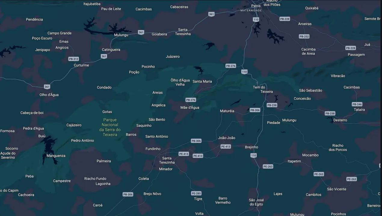 Mapa eleitoral de Dr Jucelio