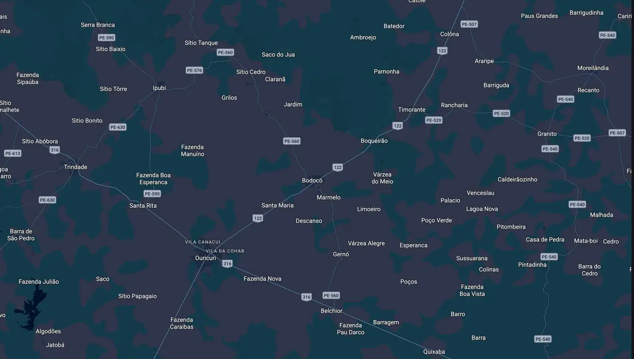 Mapa eleitoral de Dr. Otávio
