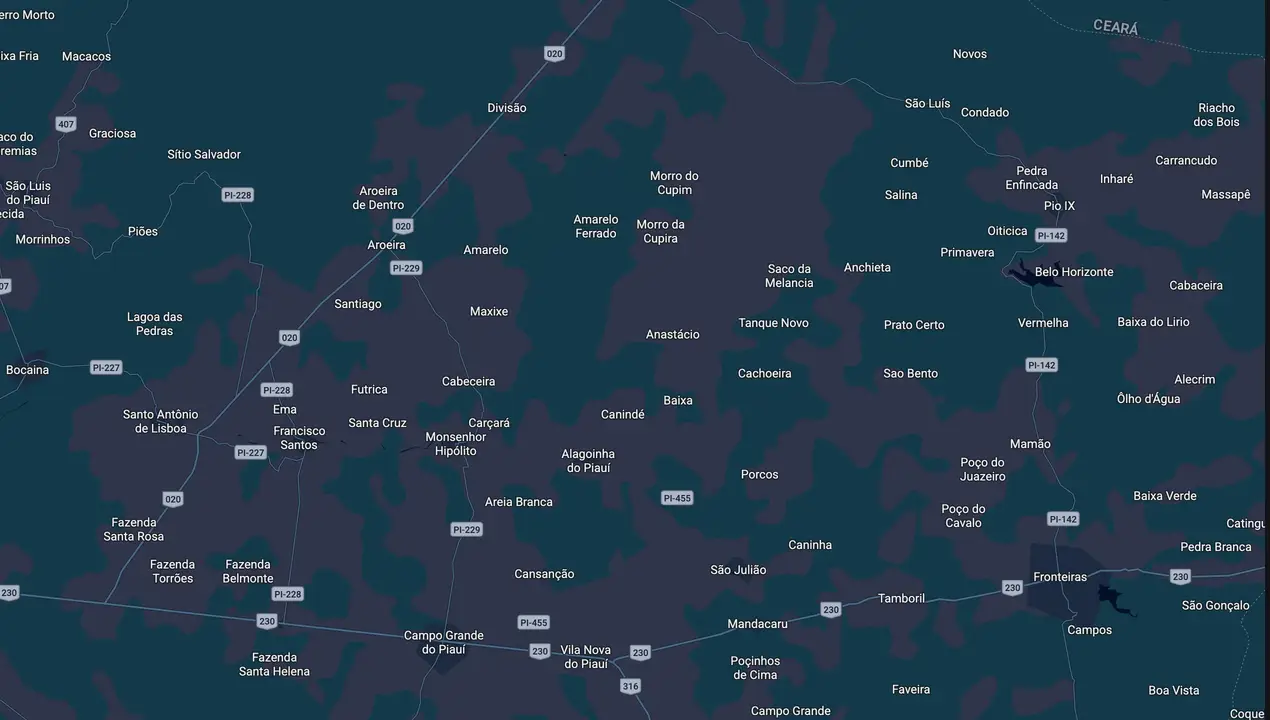 Mapa eleitoral de Dr Pedro Otacilio