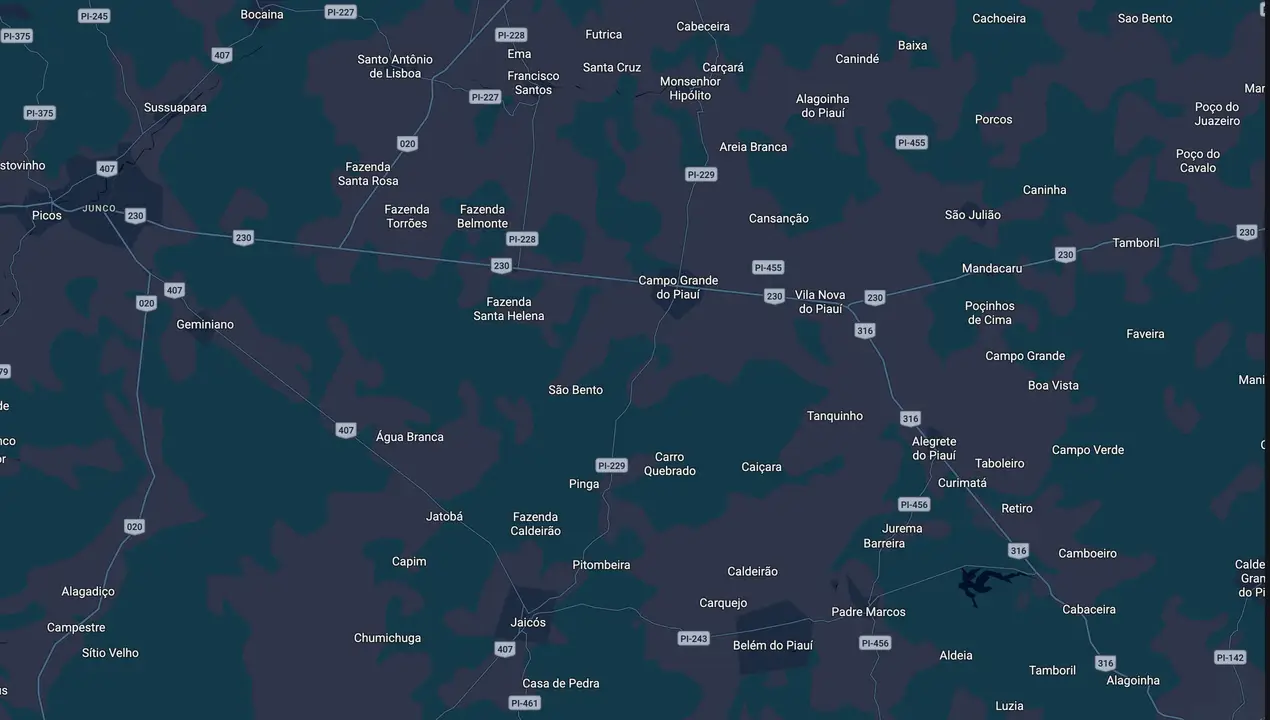 Mapa eleitoral de Dr Tico