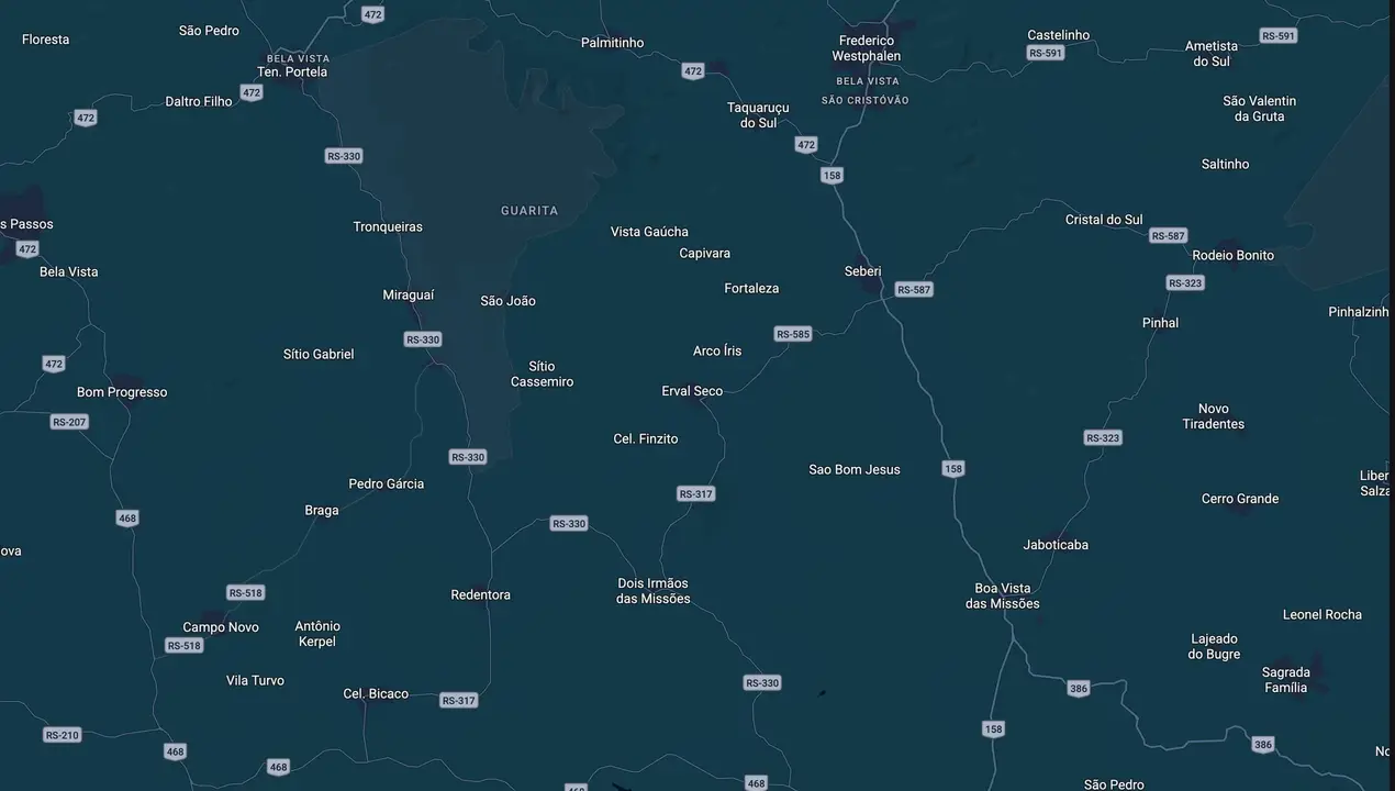 Mapa eleitoral de Eder Wink