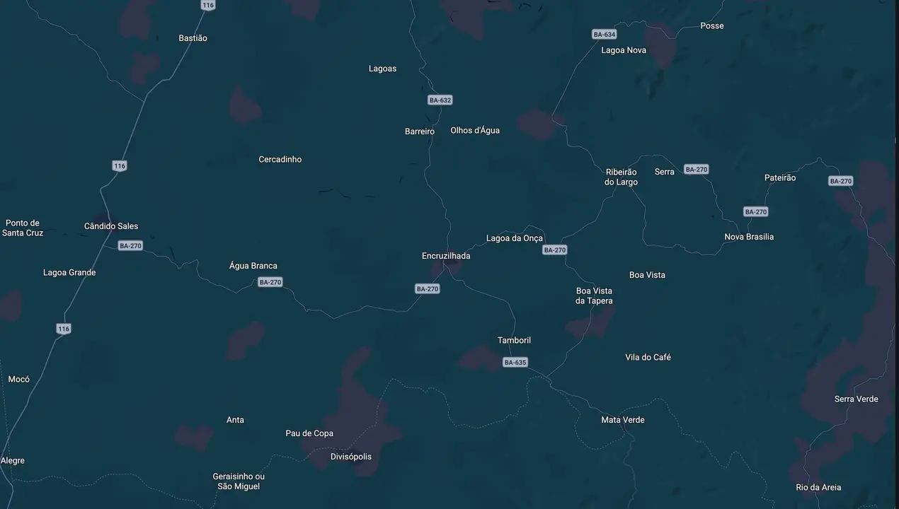 Mapa eleitoral de Edgar Sobrinho