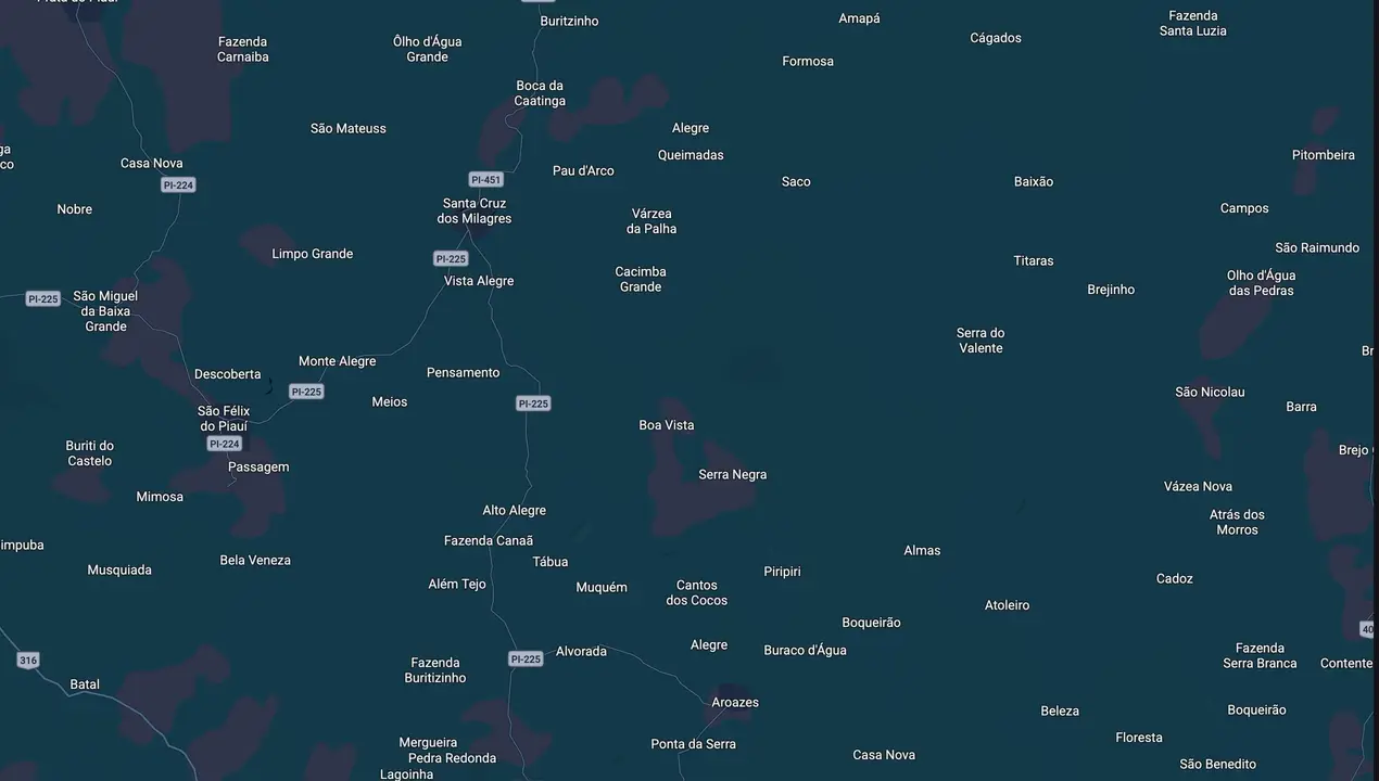 Mapa eleitoral de Edilberto Rodrigues