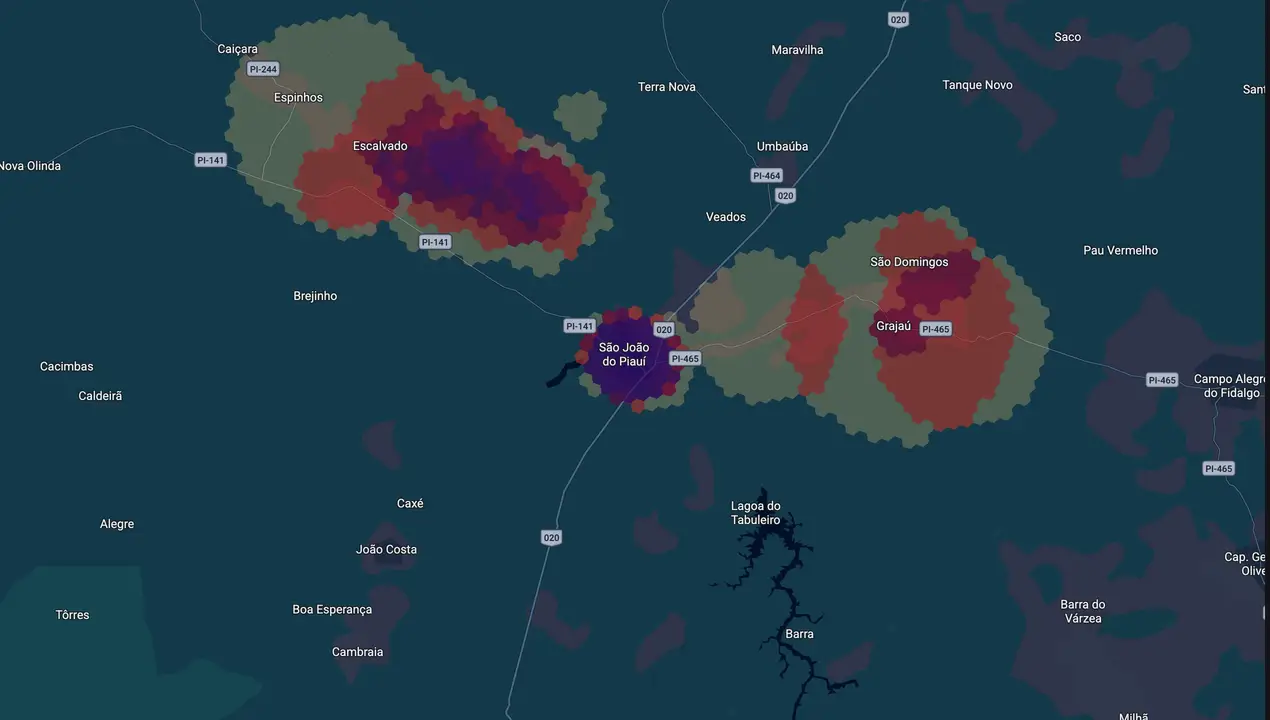 Mapa eleitoral de Ednei