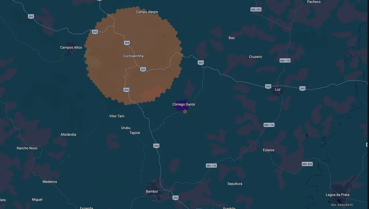 Mapa eleitoral de Ednei