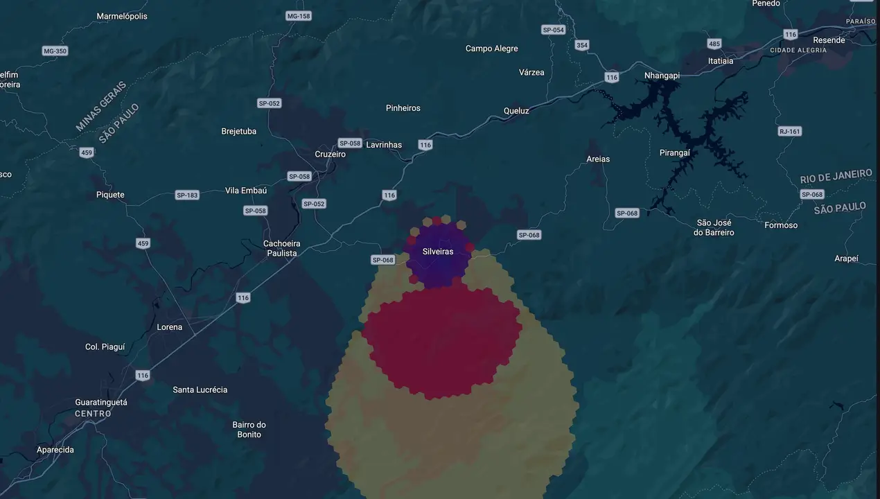 Mapa eleitoral de Edson Mota