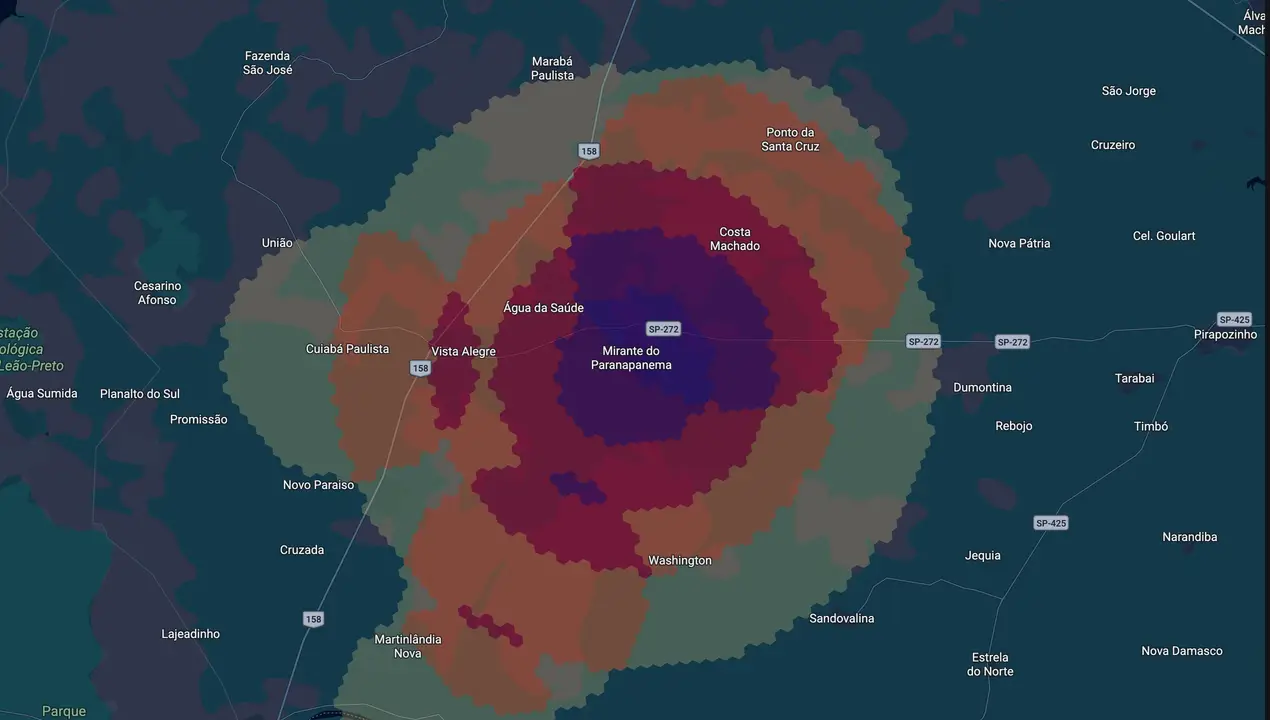 Mapa eleitoral de Eduardo