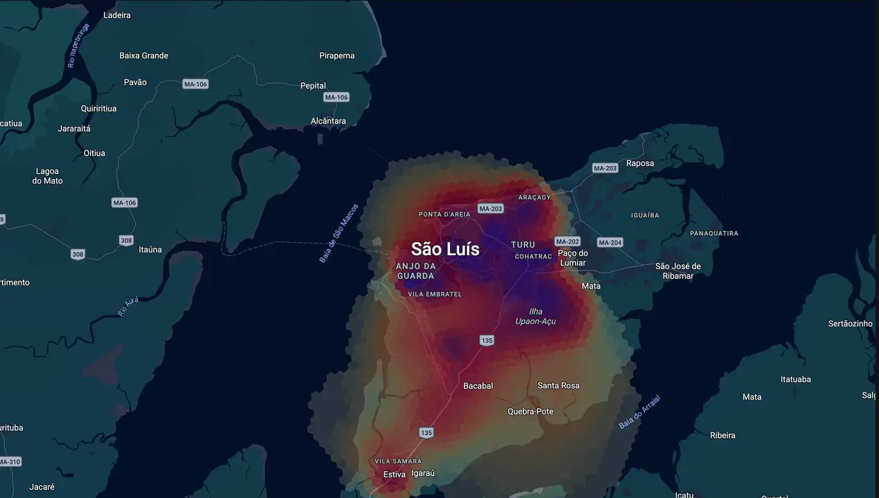 Mapa eleitoral de Eduardo Braide