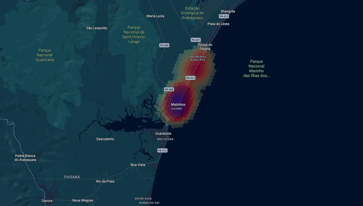Mapa eleitoral de Eduardo Dalmora