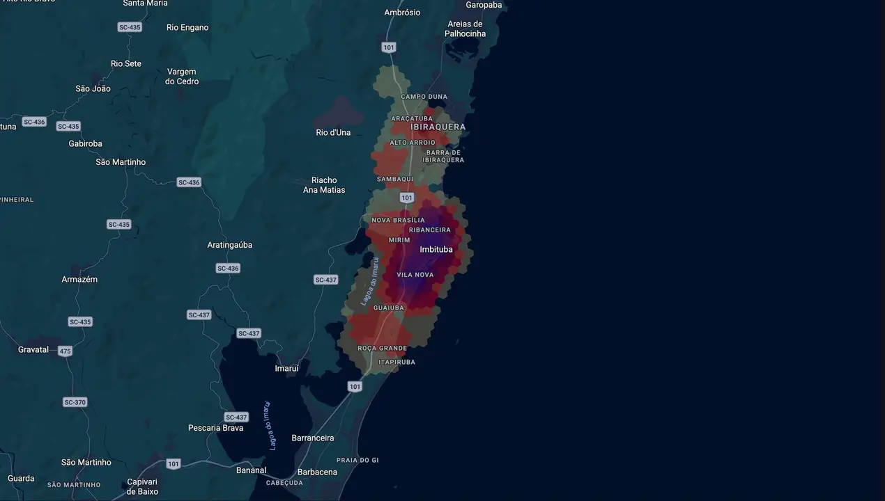 Mapa eleitoral de Eduardo Faustina