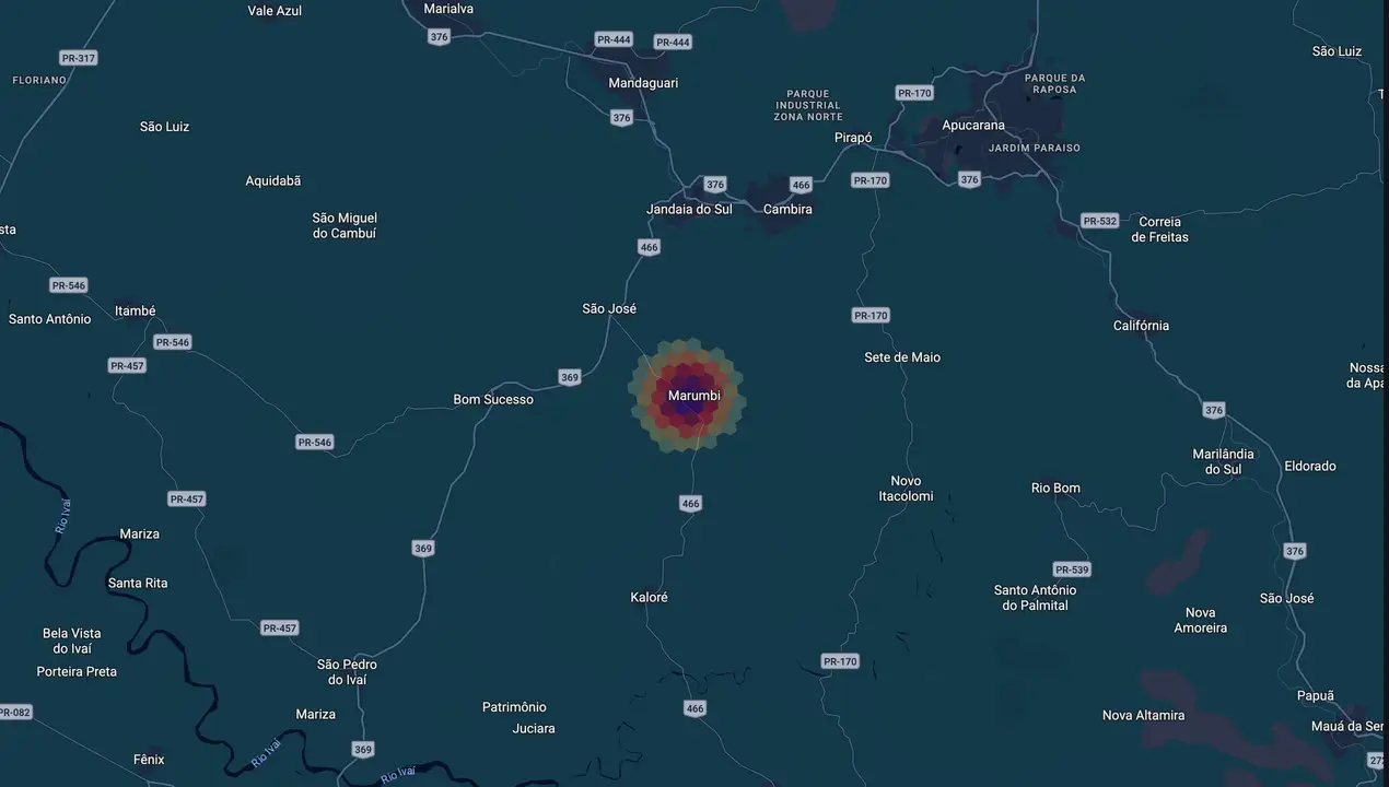 Mapa eleitoral de Elaine Ferreira