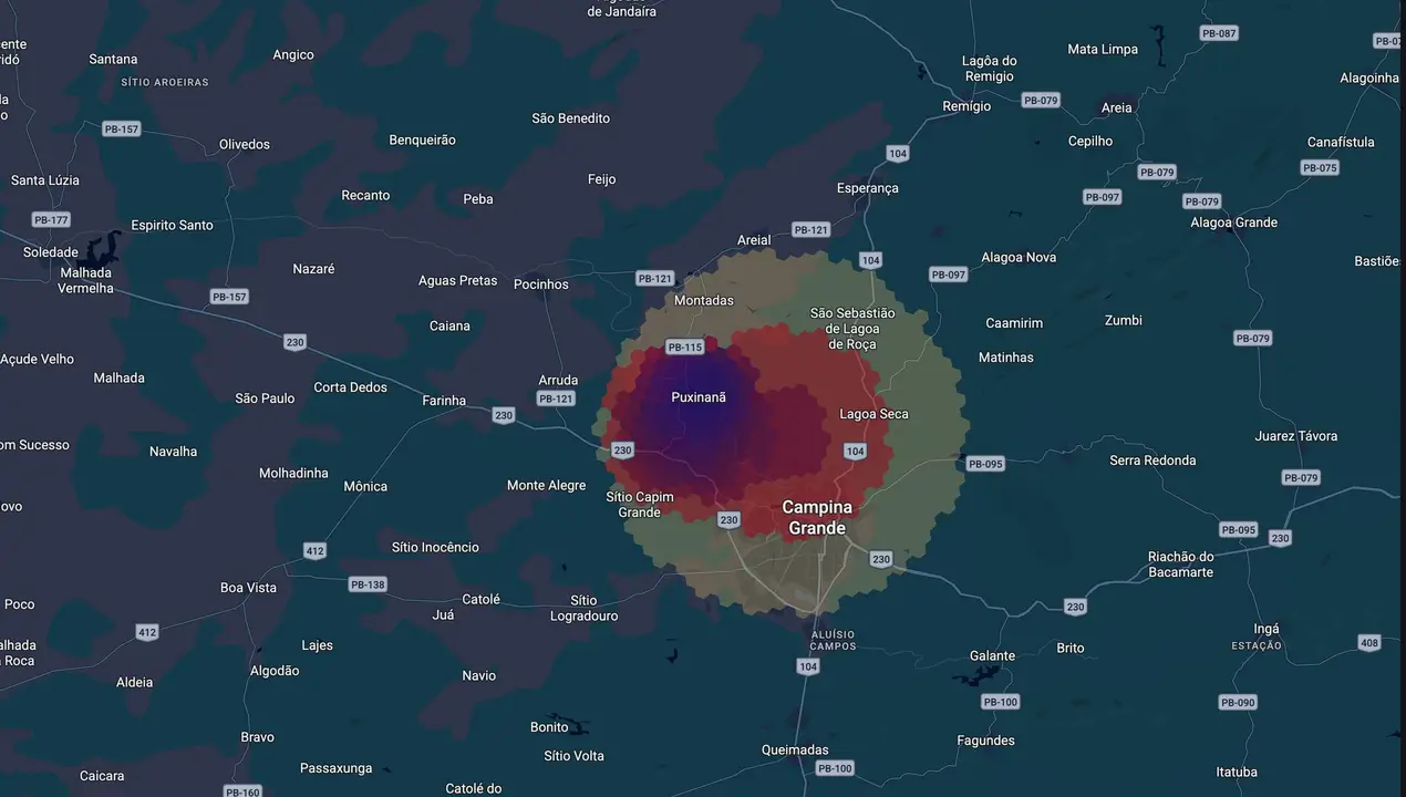 Mapa eleitoral de Eleuza
