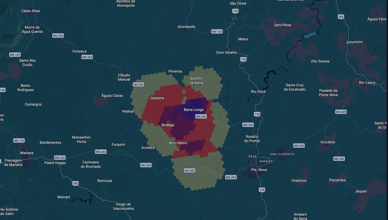 Mapa eleitoral de Elson Magnata