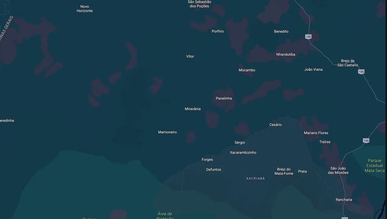 Mapa eleitoral de Elzio Mota