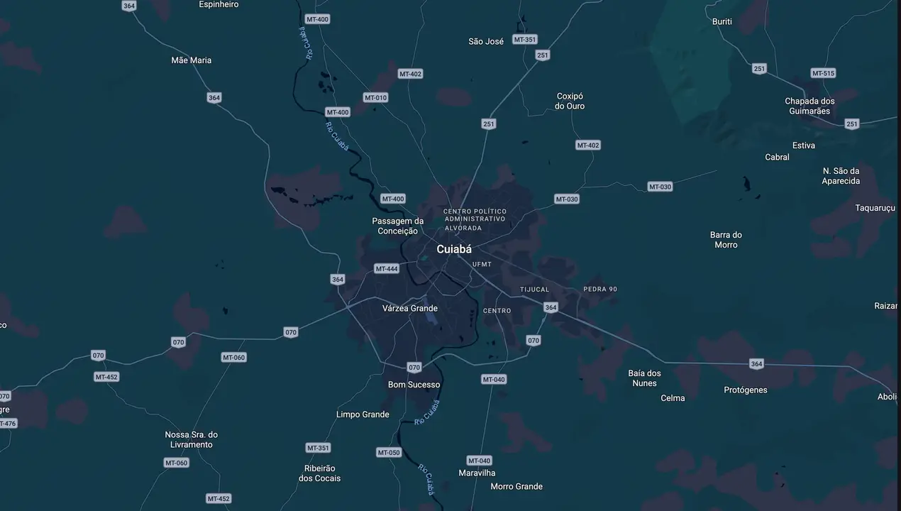 Mapa eleitoral de Emanuel Pinheiro