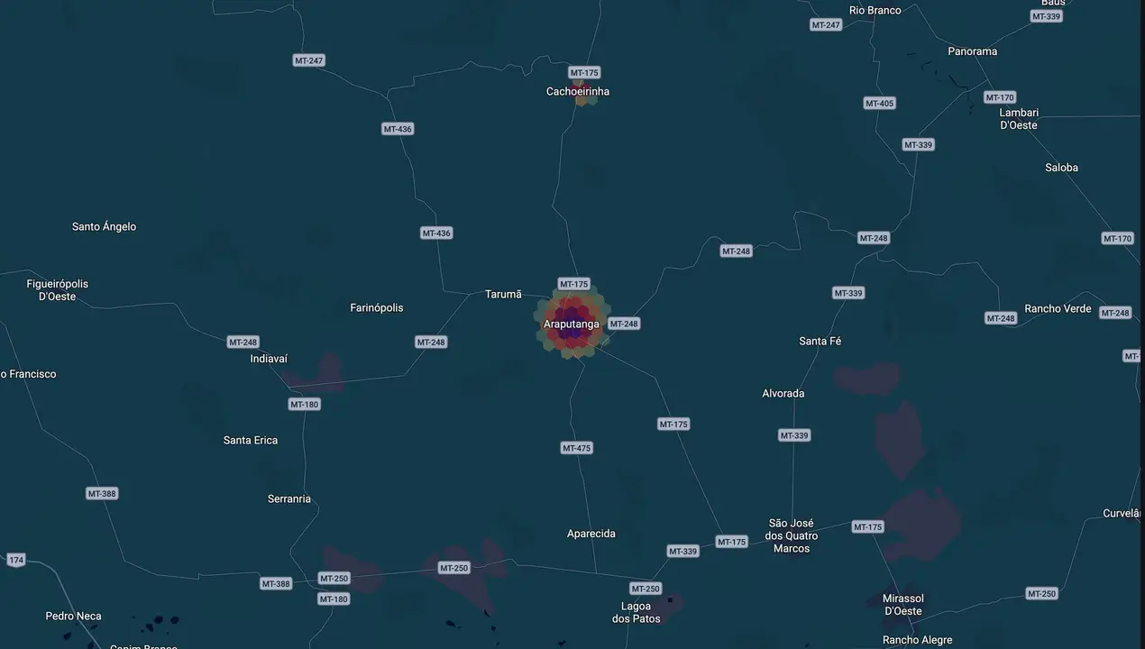 Mapa eleitoral de Enilson Rios