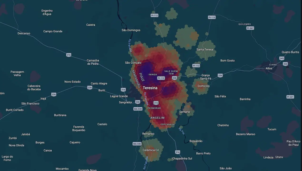 Mapa eleitoral de Enzo Samuel