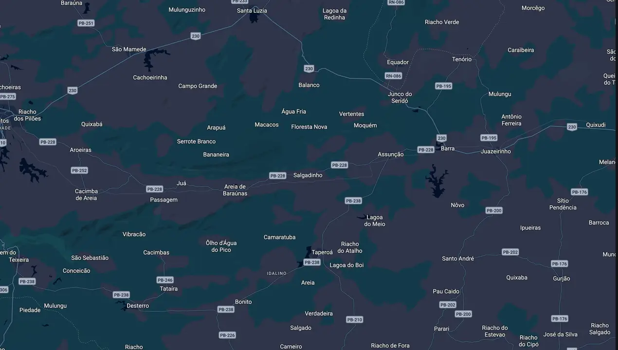 Mapa eleitoral de Erivan Júlio