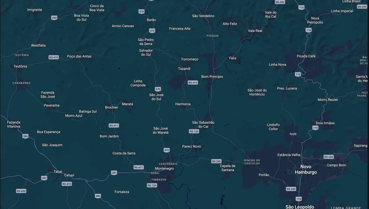 Mapa eleitoral de Ernani