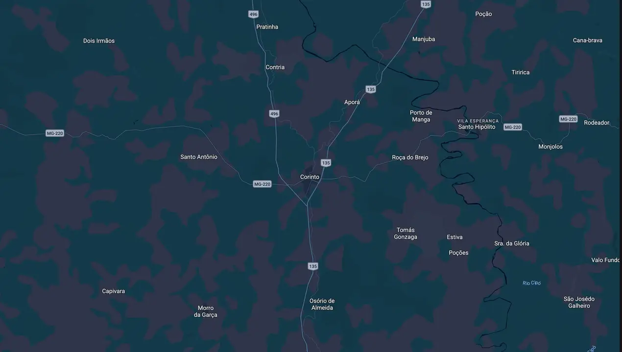 Mapa eleitoral de Evaldao
