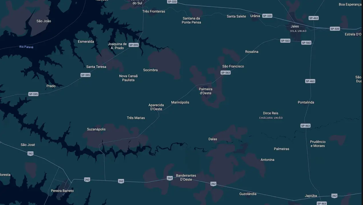 Mapa eleitoral de Evaldo