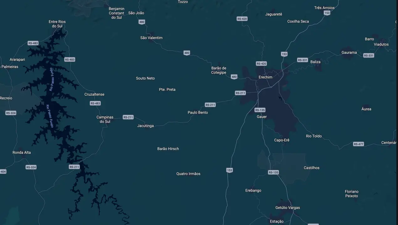 Mapa eleitoral de Evandro Baratto