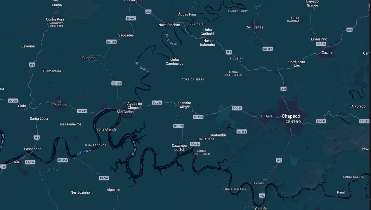 Mapa eleitoral de Evandro Cleber Bet