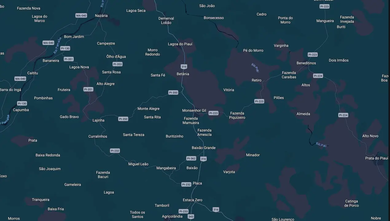 Mapa eleitoral de Dr Evandro