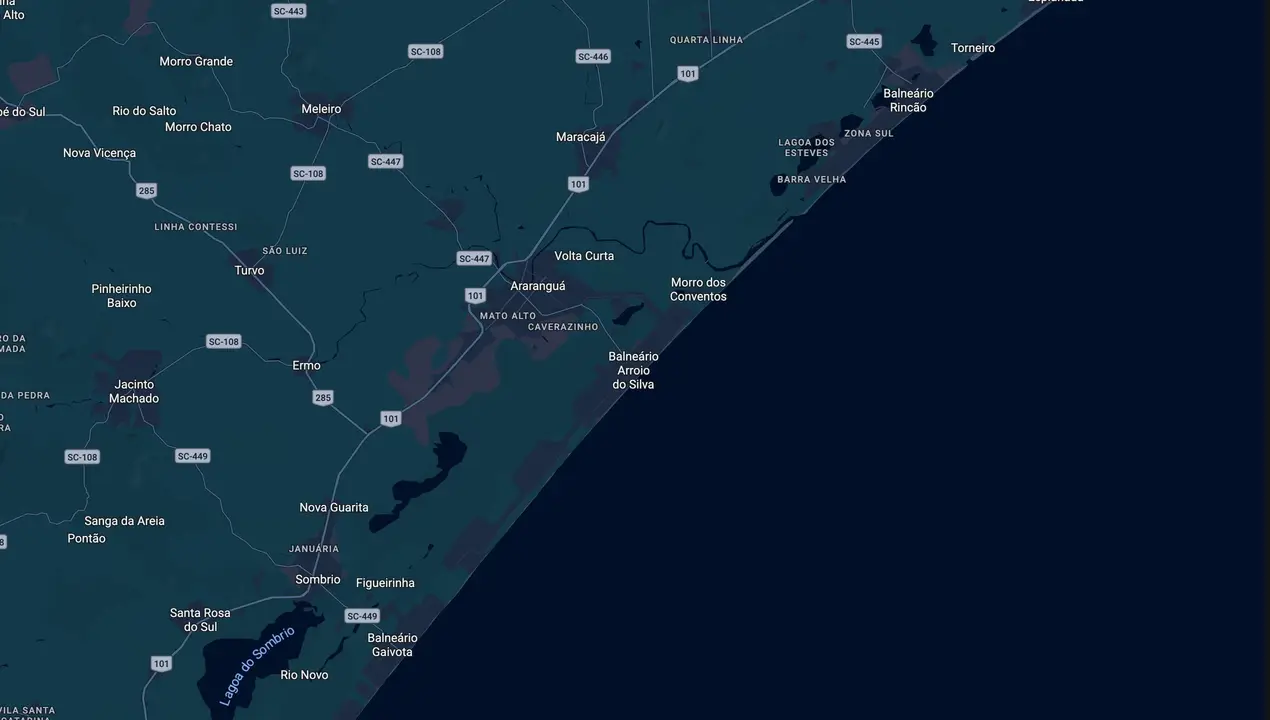 Mapa eleitoral de Evandro Scaini