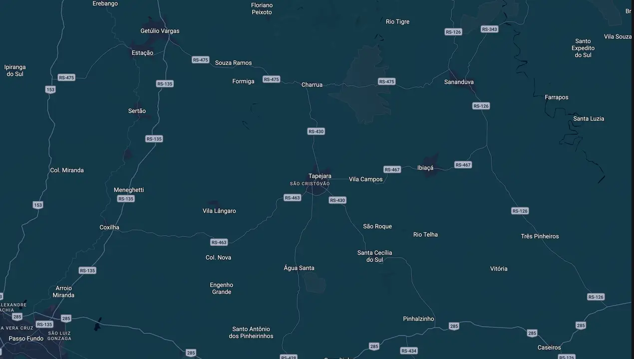Mapa eleitoral de Evanir Wolff Big