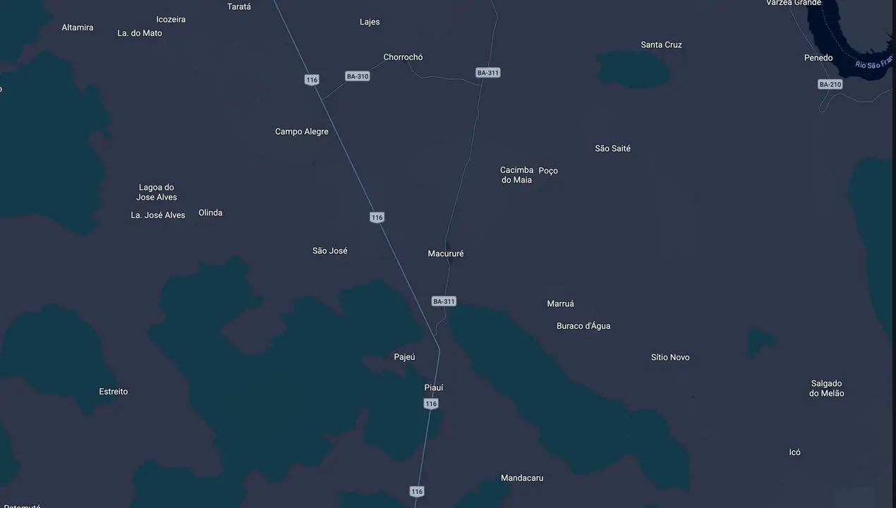 Mapa eleitoral de Everaldo Carvalho