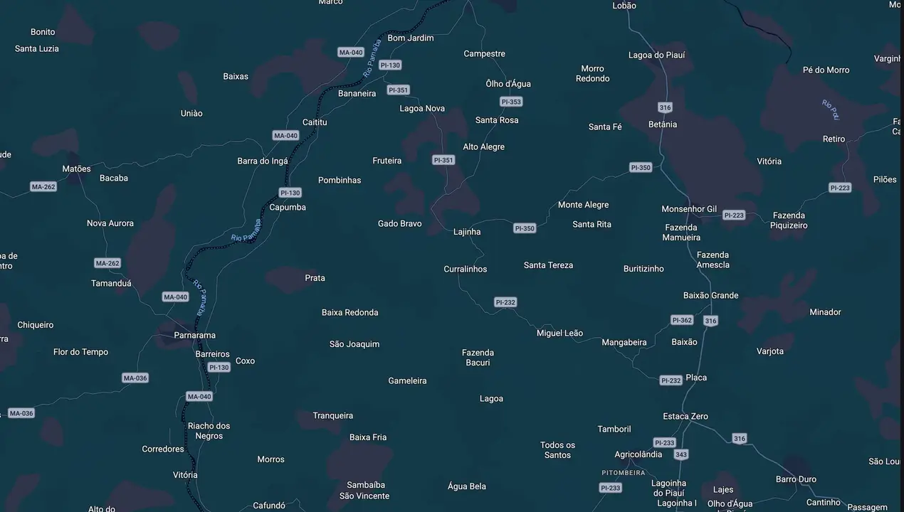 Mapa eleitoral de Everardo Araújo