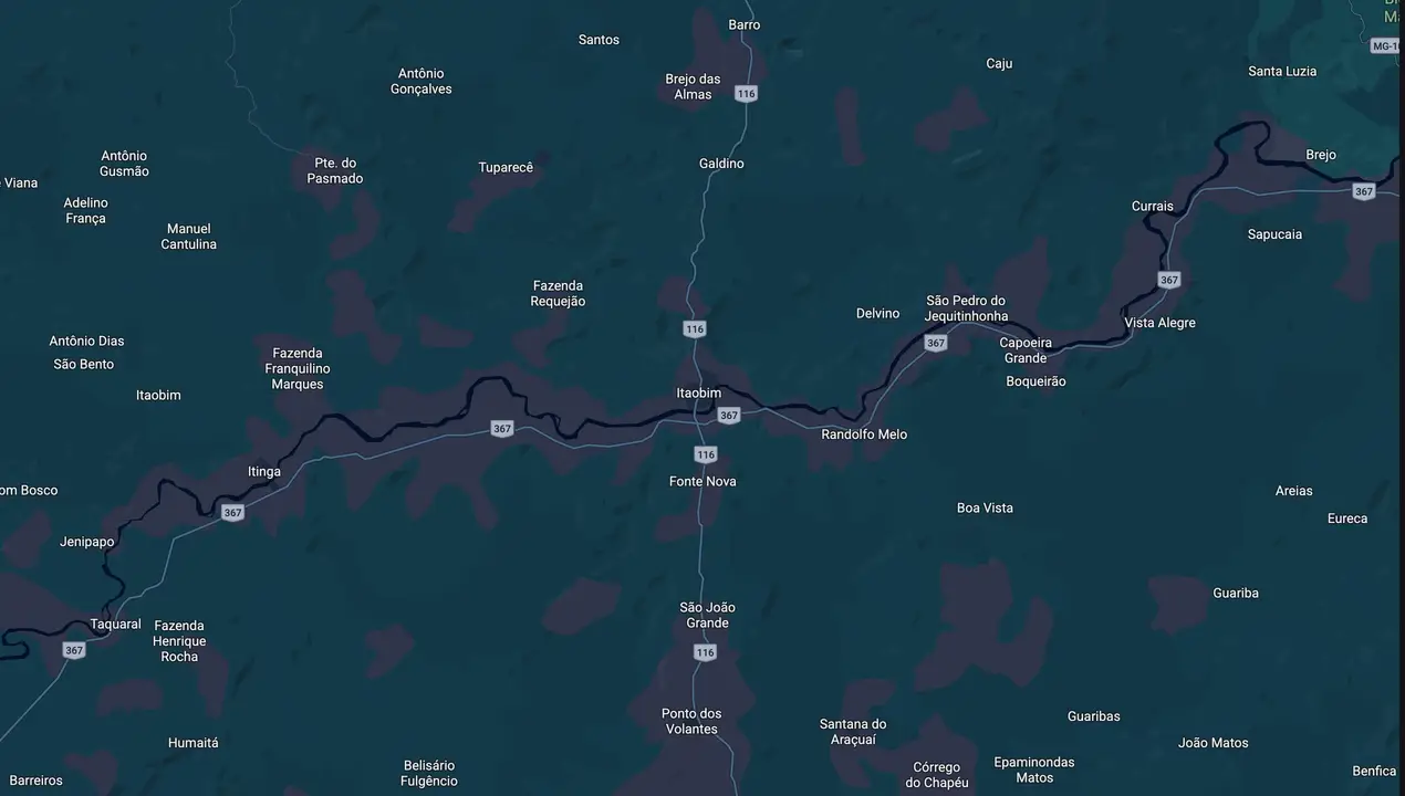 Mapa eleitoral de Fabiano Fernandes