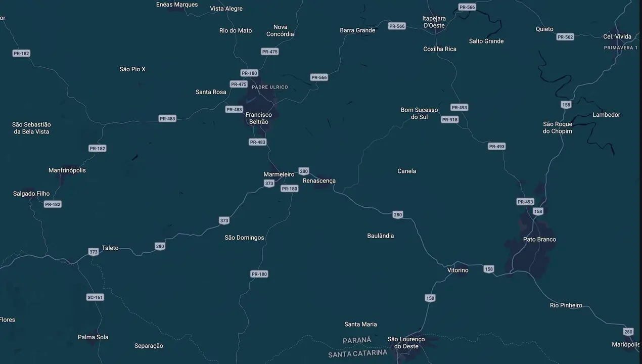 Mapa eleitoral de Fabieli Manfredi