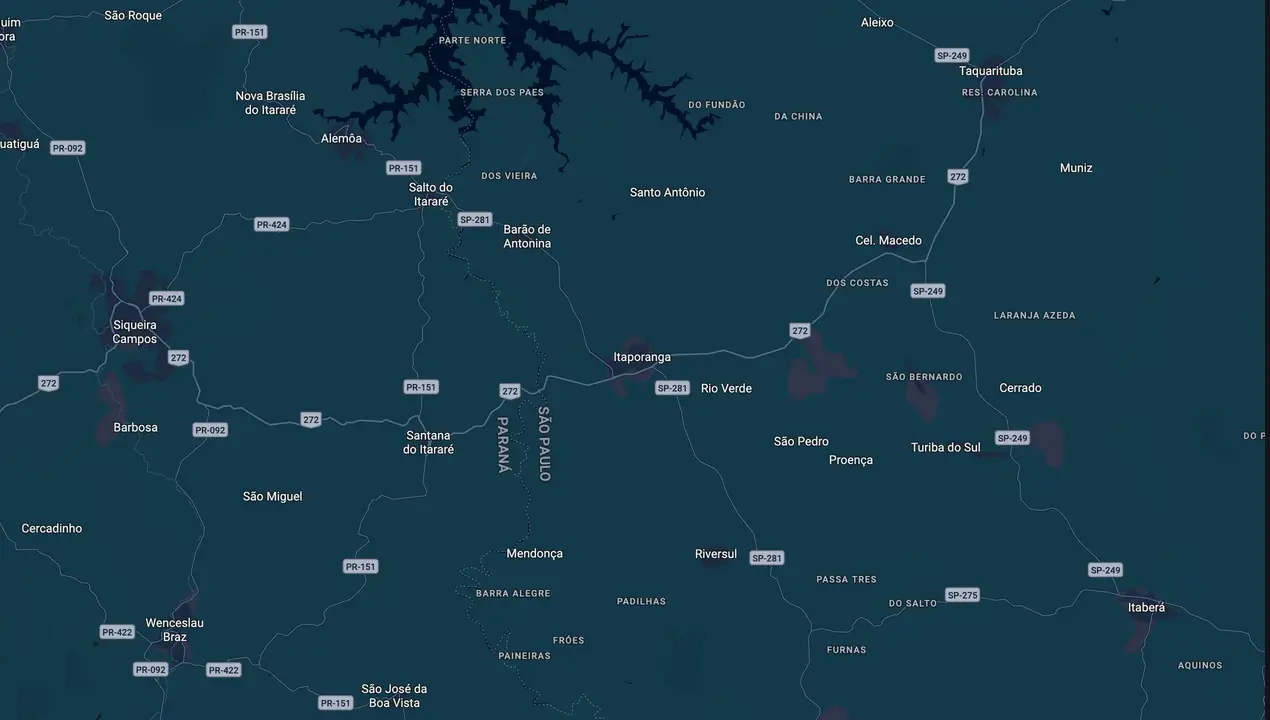 Mapa eleitoral de Fabio Benini