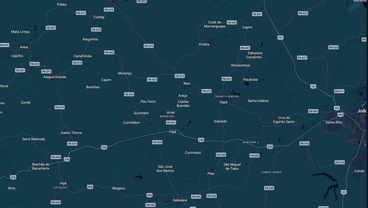 Mapa eleitoral de Fábio Rolim