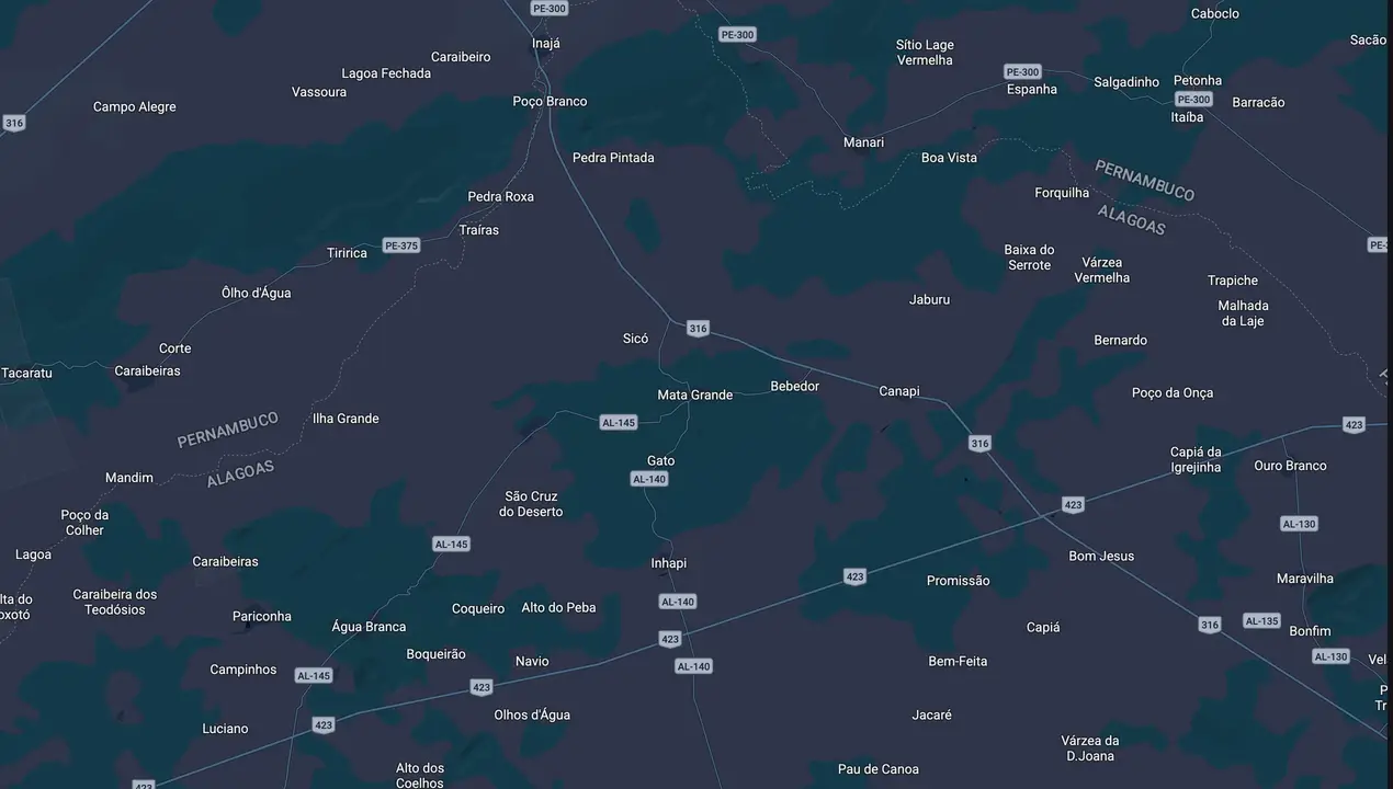Mapa eleitoral de Fal Farias