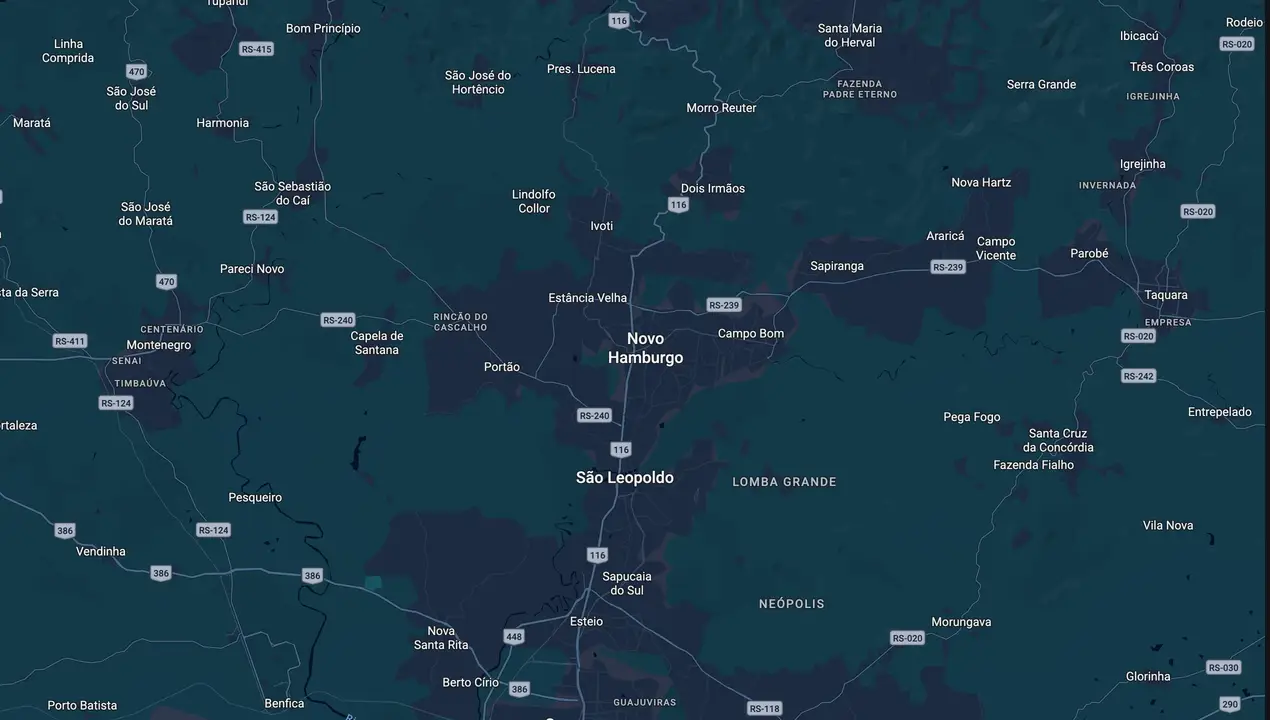 Mapa eleitoral de Fatima Daudt