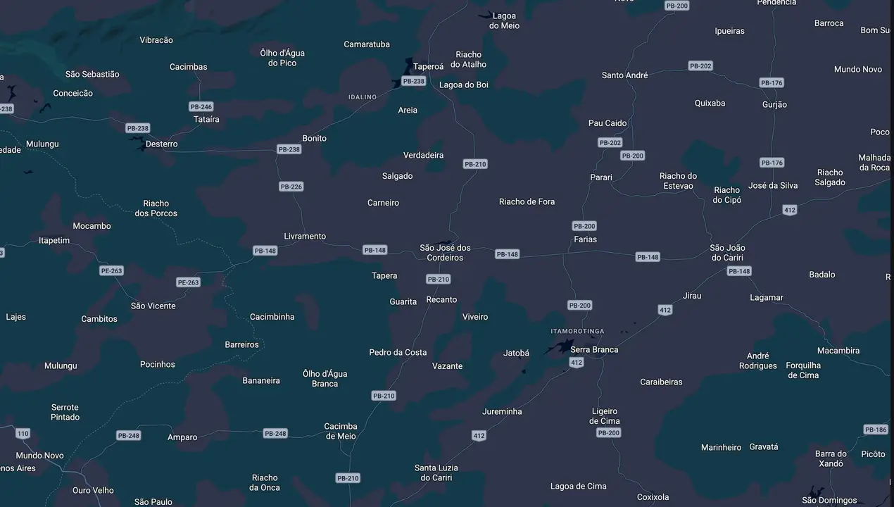 Mapa eleitoral de Felício Queiroz