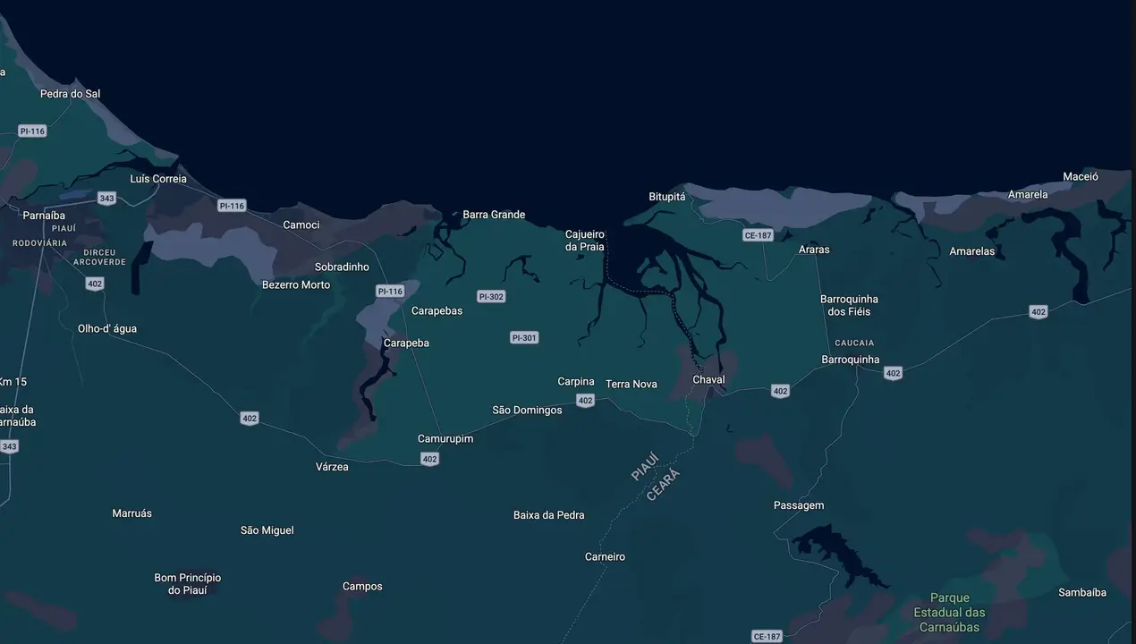 Mapa eleitoral de Felipe Ribeiro