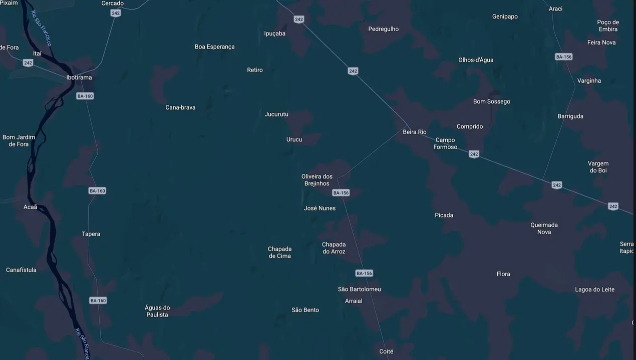 Mapa eleitoral de Ferrugem