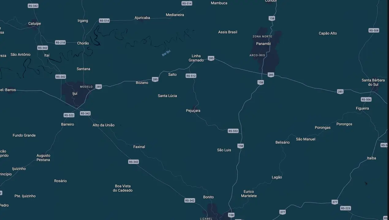 Mapa eleitoral de Flaviana
