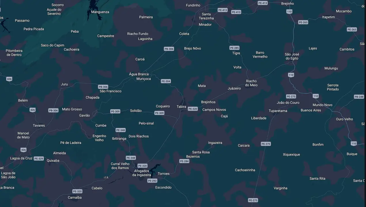 Mapa eleitoral de Flávio Marques