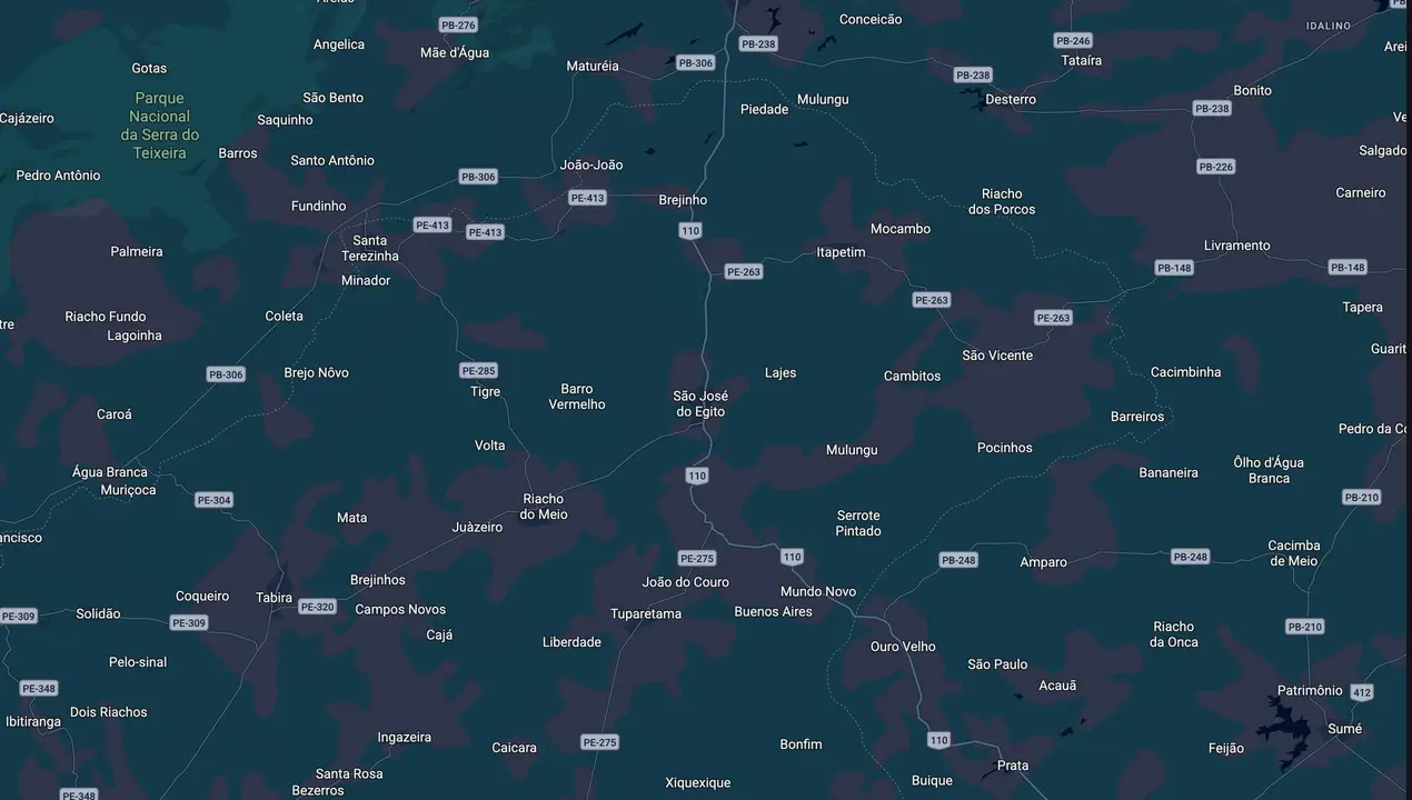 Mapa eleitoral de Fredson Brito