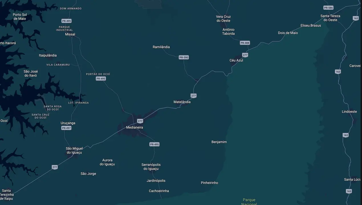 Mapa eleitoral de Gabriel Cadini