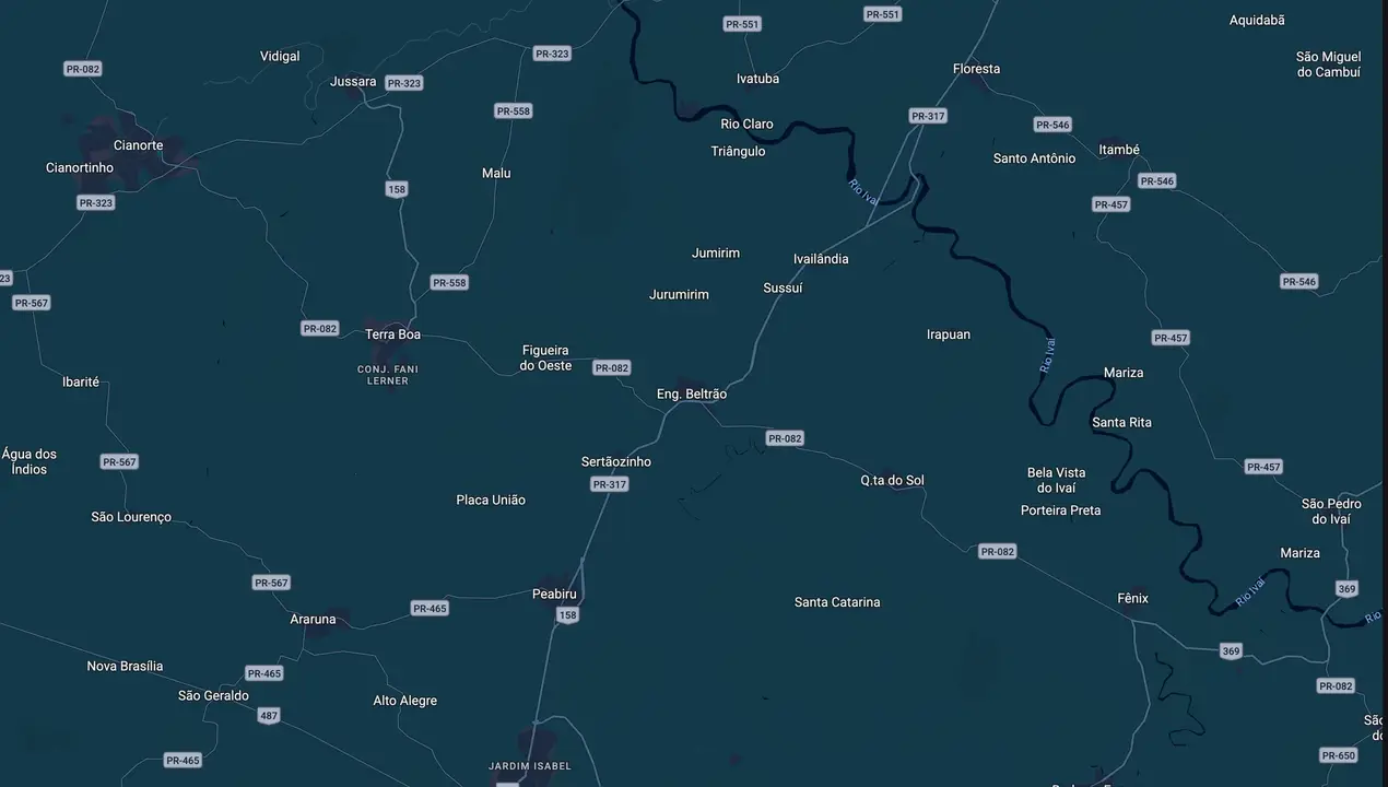 Mapa eleitoral de Garbim