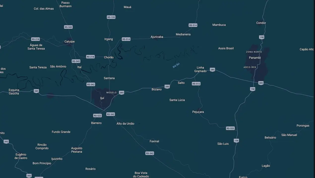 Mapa eleitoral de Geder Mori