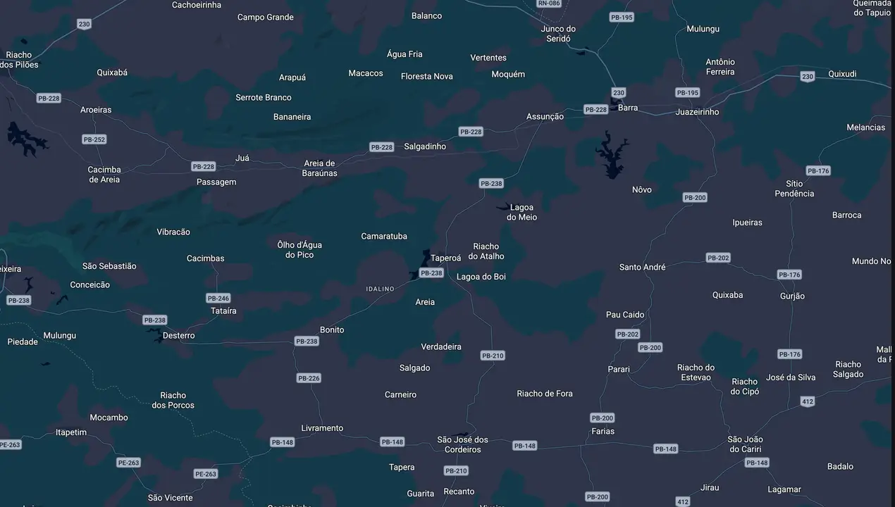 Mapa eleitoral de George Farias