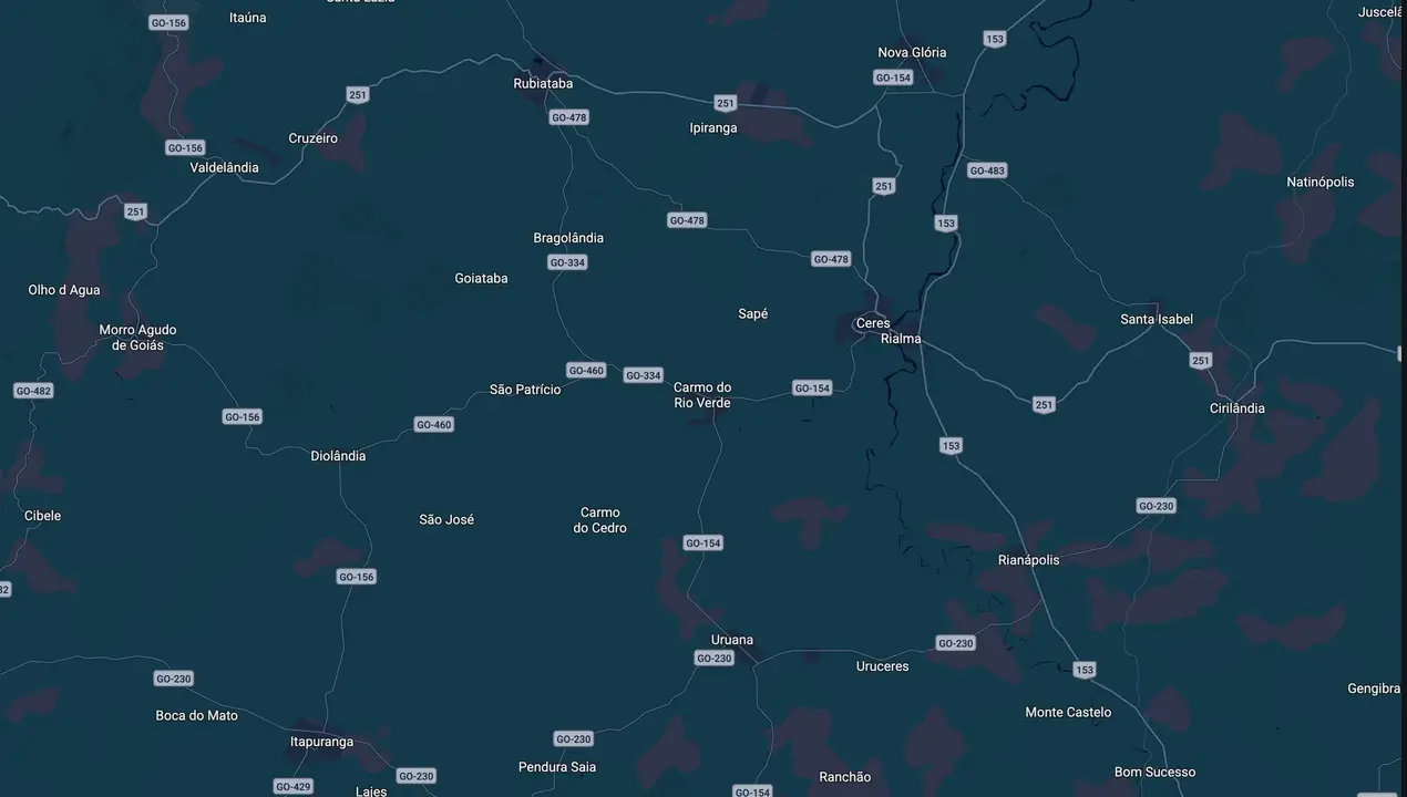 Mapa eleitoral de Geraldo Reis